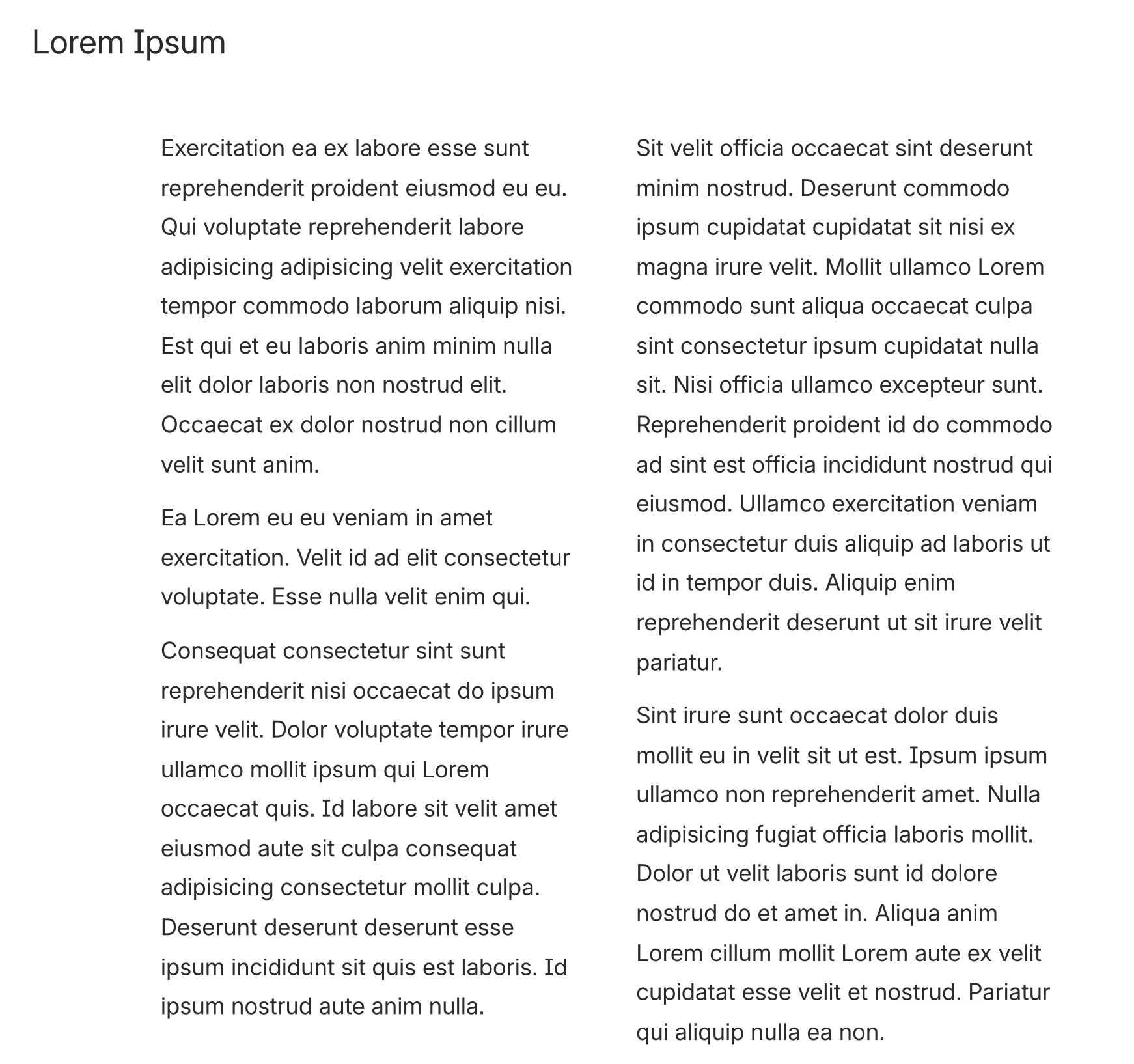 Confluence Lorem ipsum macro