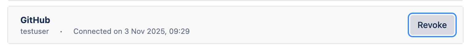 Revoke Github authentication from Confluence