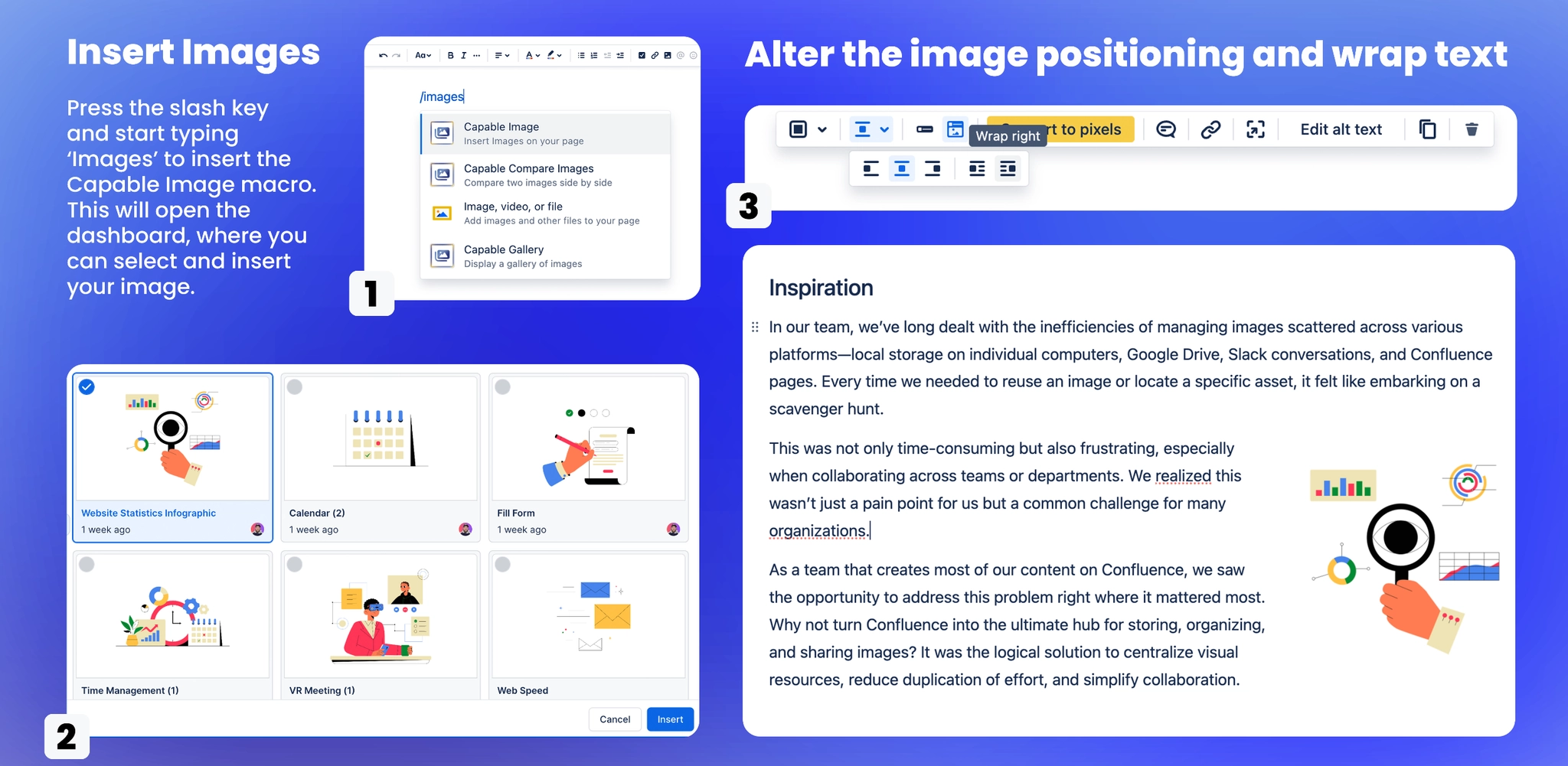 Capable Images for Confluence