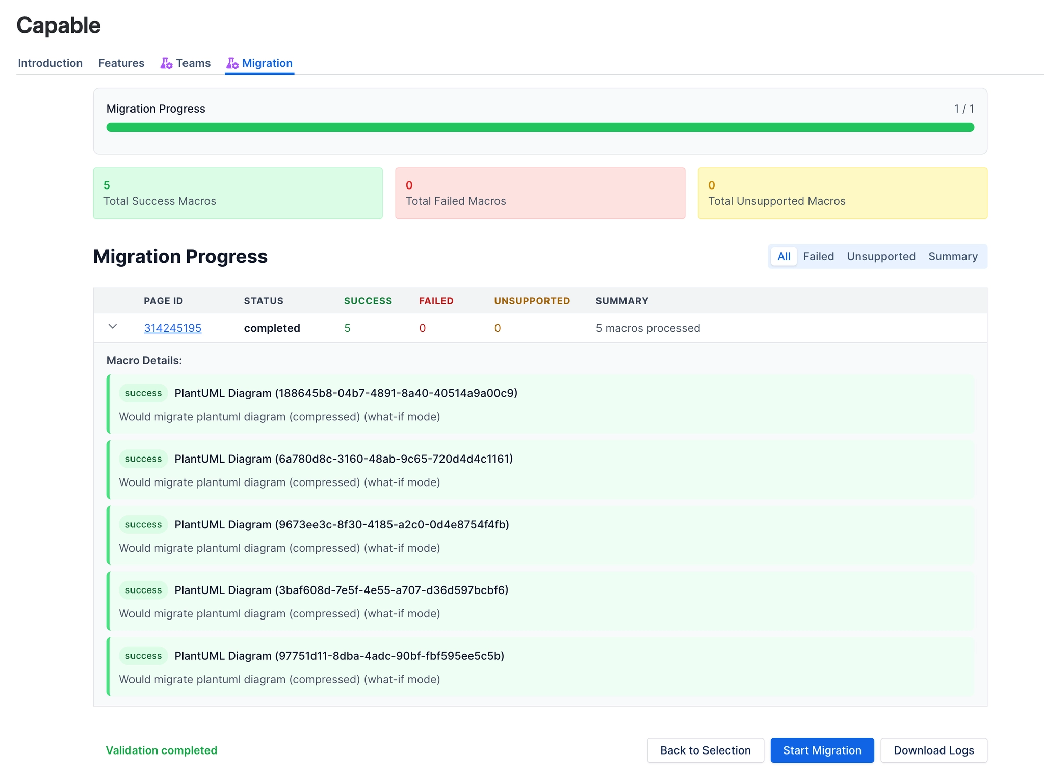 Capable Migration Assistant