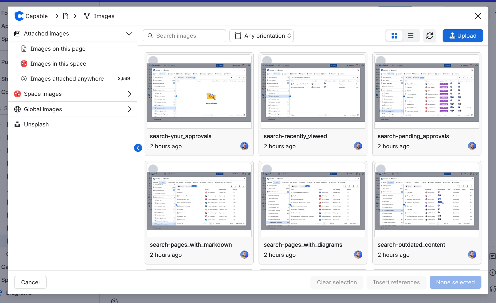 Insert Images into Confluence Pages