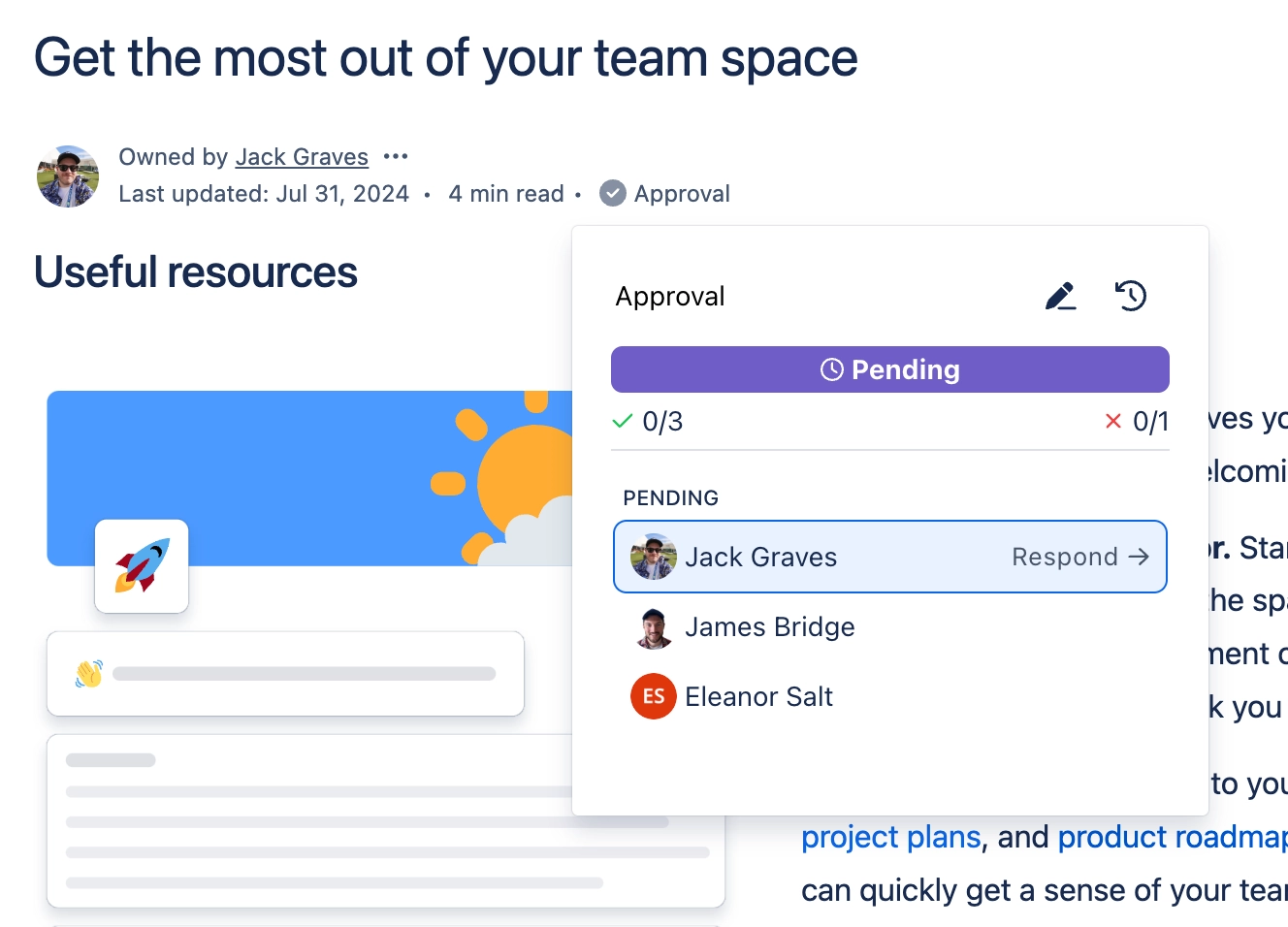 Existing Confluence Approval