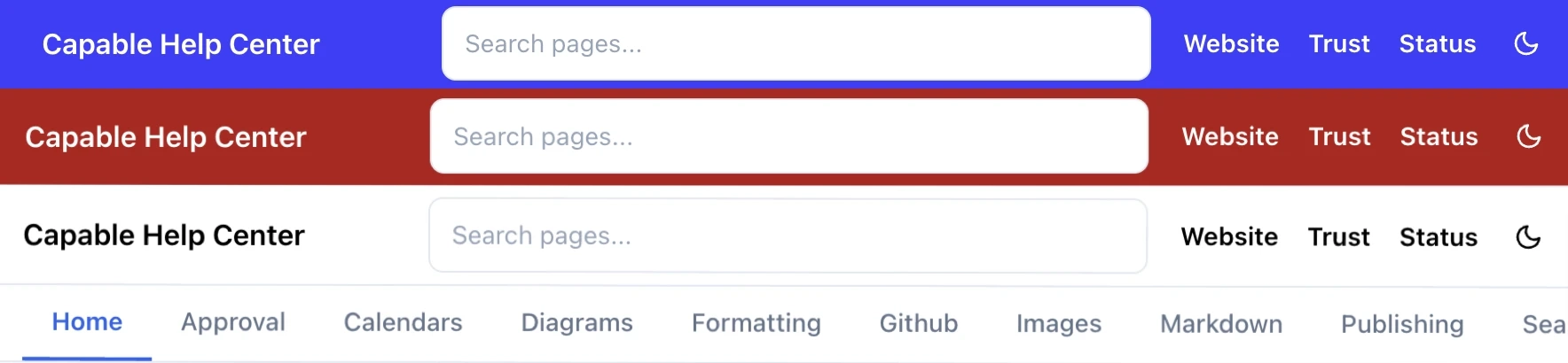 Theme Capable Sites in Confluence