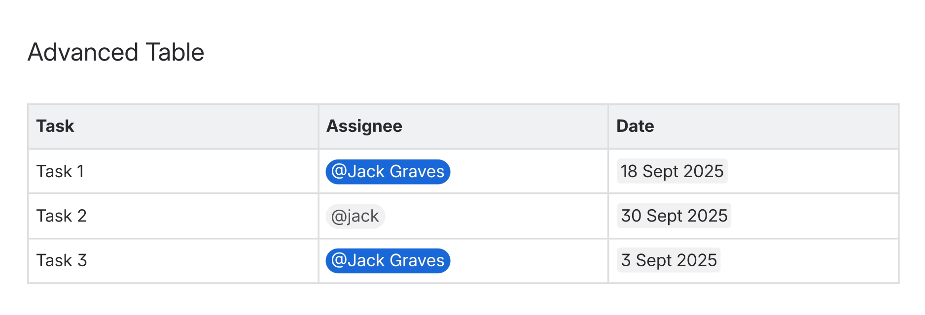 Export the Advanced Table Macro