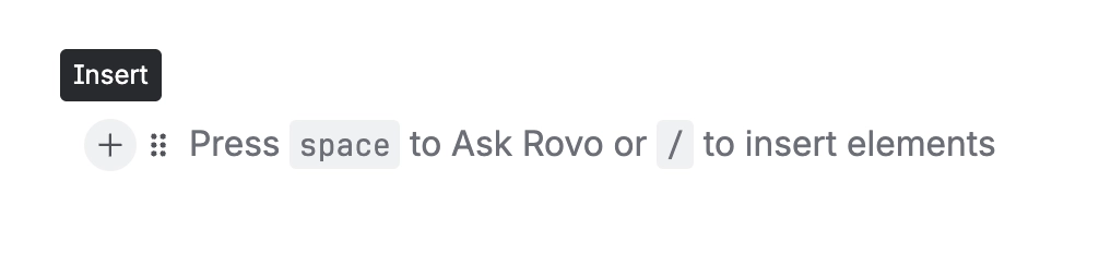 Insert macro in Confluence editor