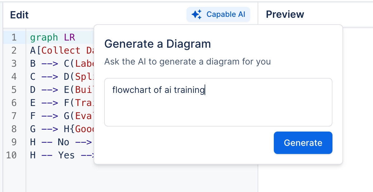Confluence Generate Diagrams with AI