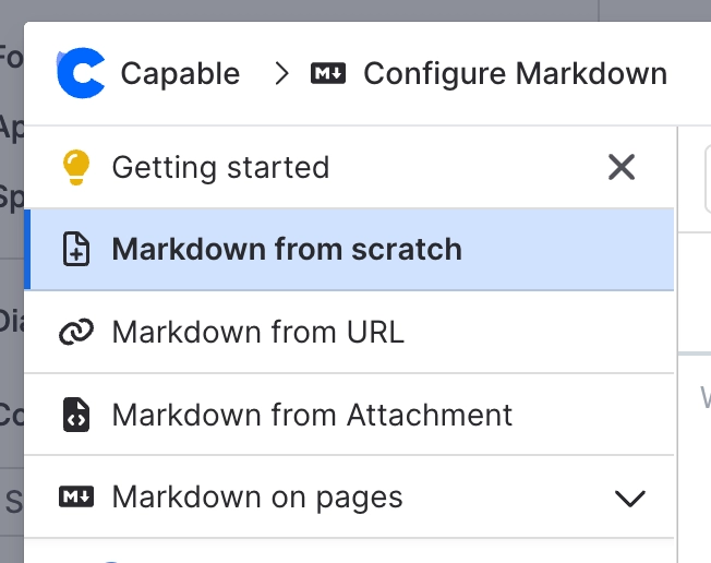 Create Markdown from Scratch