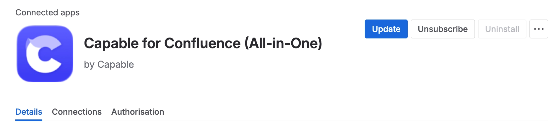 Upgrade Confluence apps