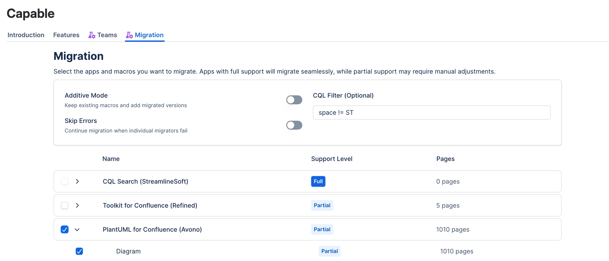 Migrate from PlantUML for Confluence (Avono)