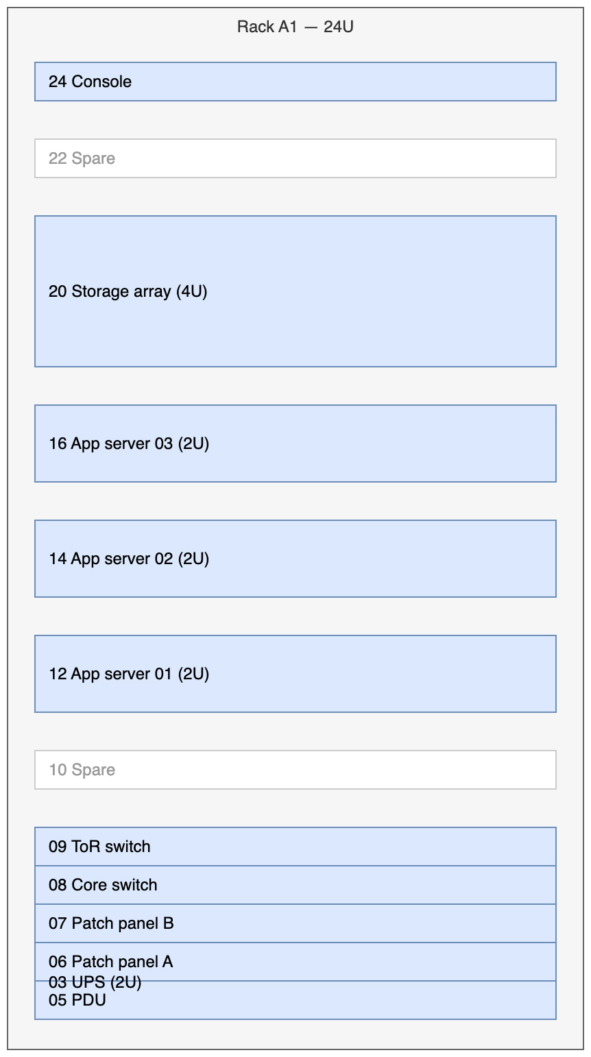 Rack layout (draw.io)