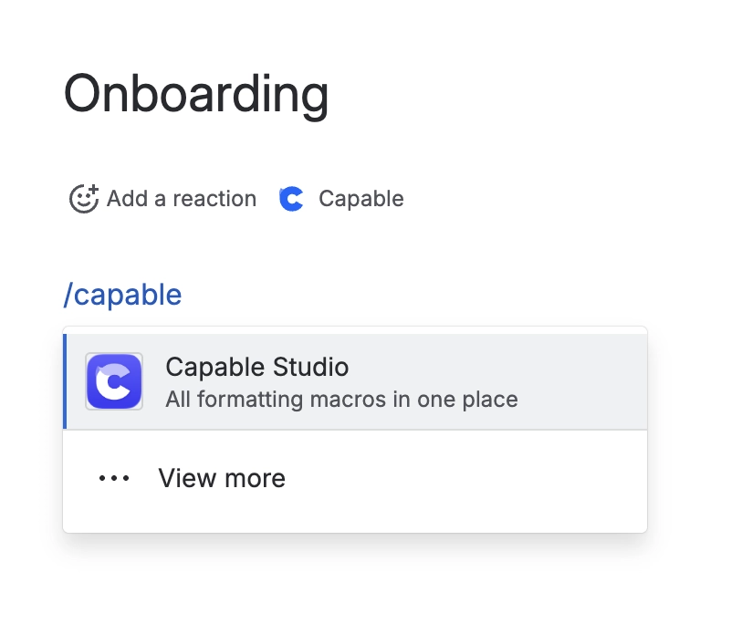 Insert Capable Studio macro