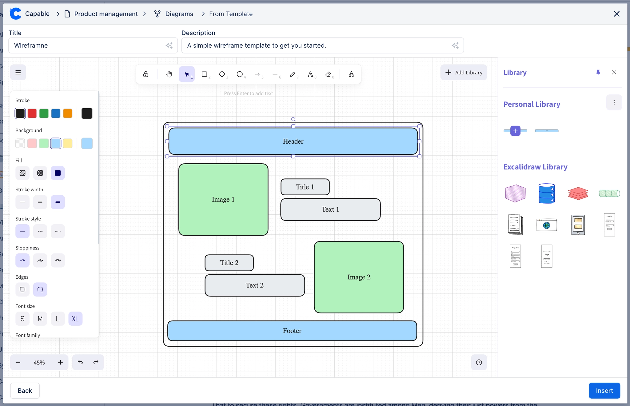 Excalidraw Editor in Confluence