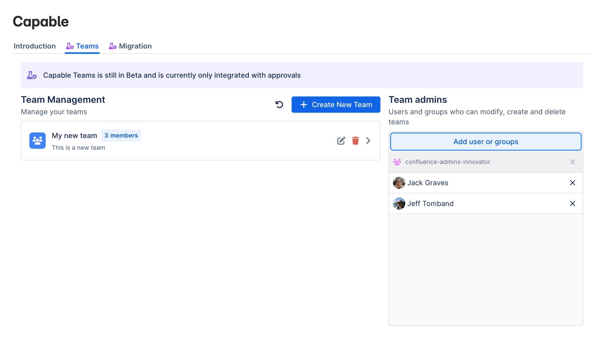 Confluence Approval Global Teams