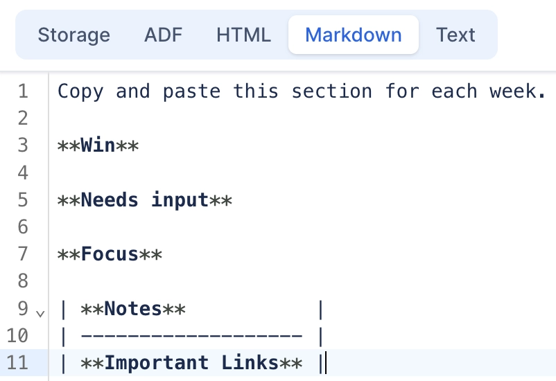 Export Confluence page to Markdown