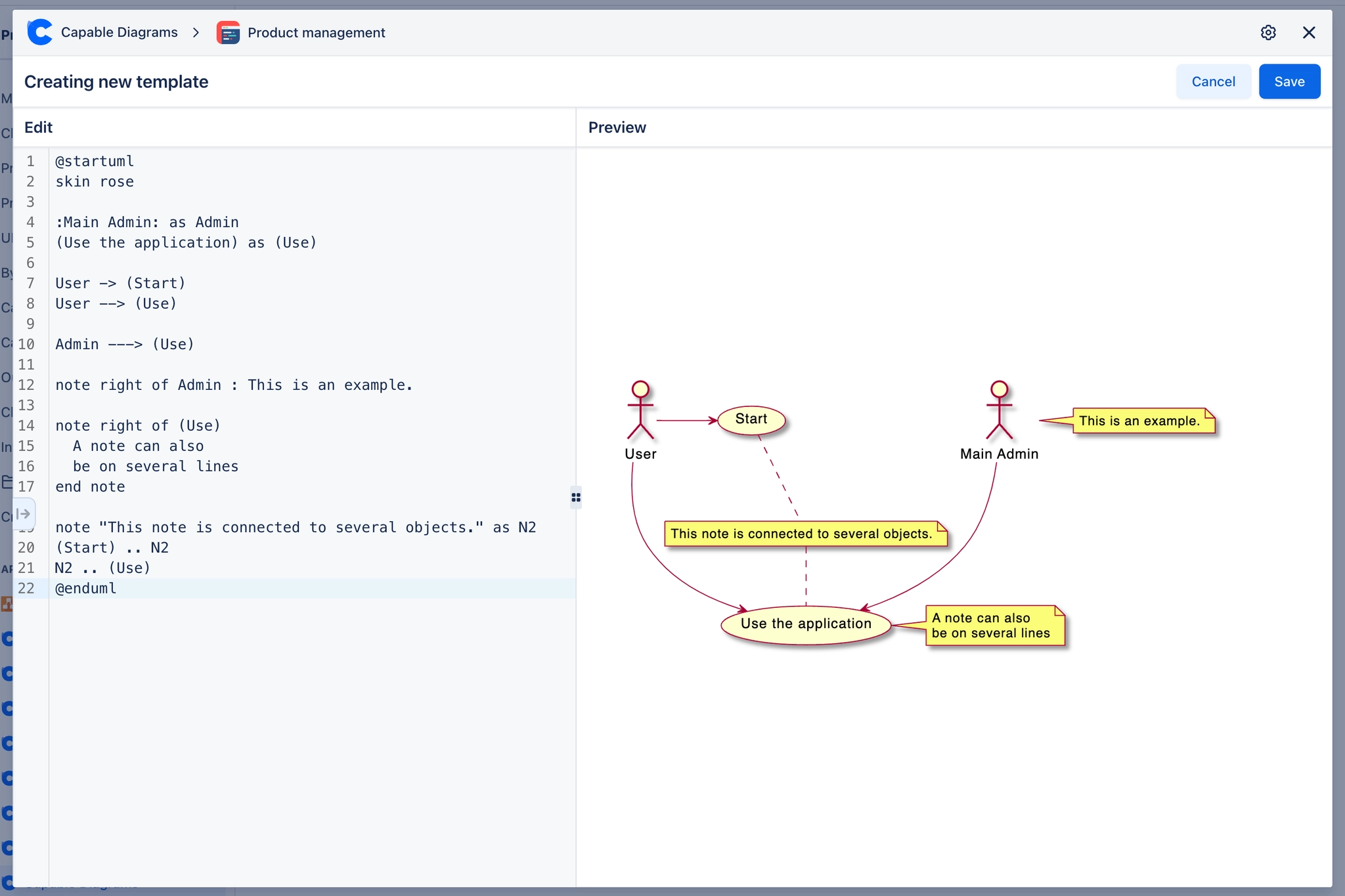 PlantUML Diagrams in Confluence