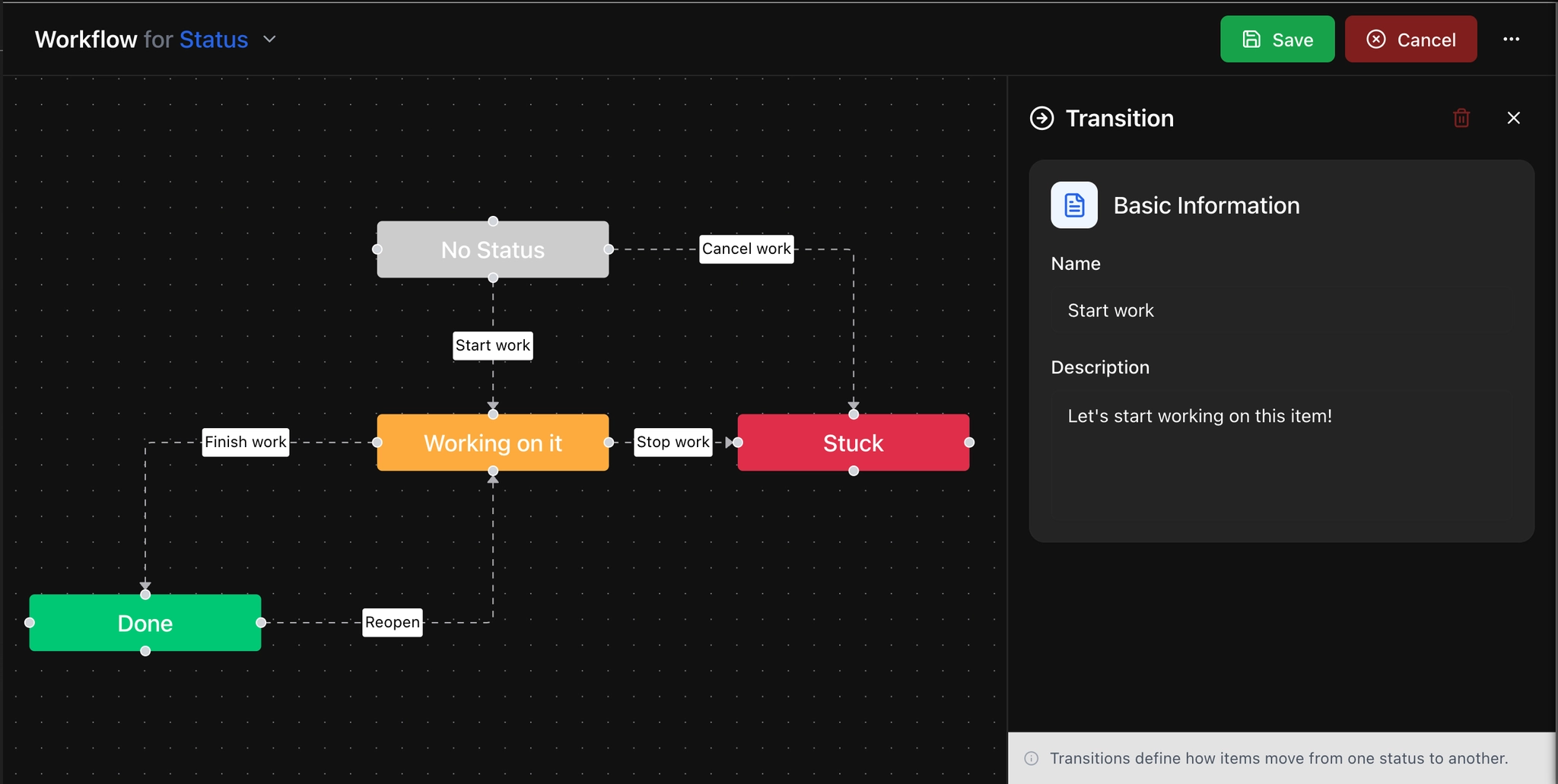 Night Theme (monday.com)