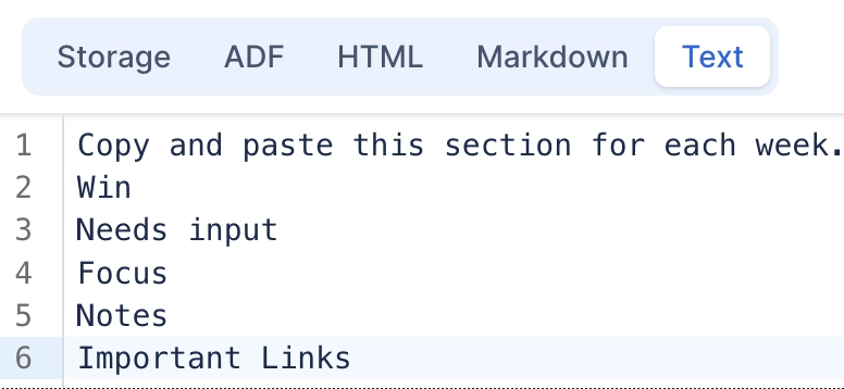 Export Confluence page to text